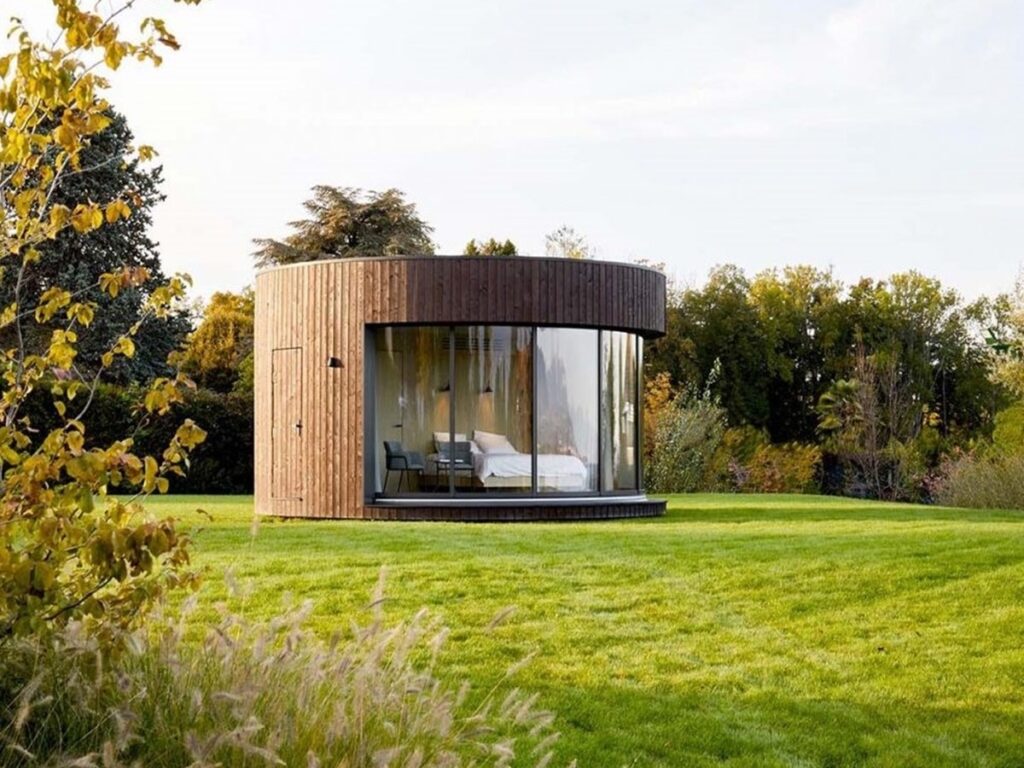 Prefab Small House Integrating with Wild Nature