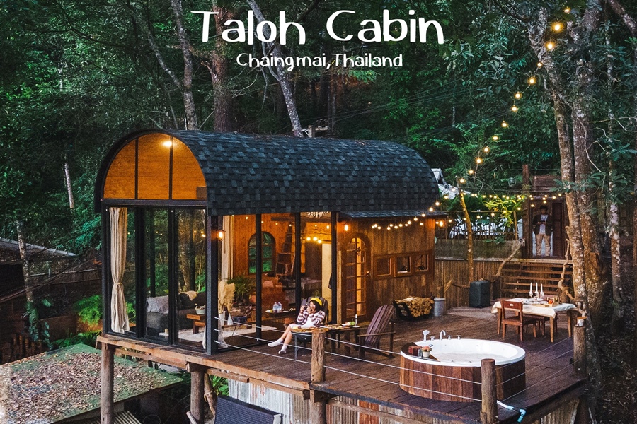 Taloh Cabin with Spa Tub in Thailand