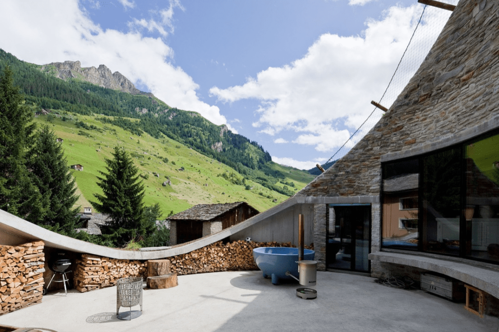 Hidden Paradise Villa Vals in the Alps