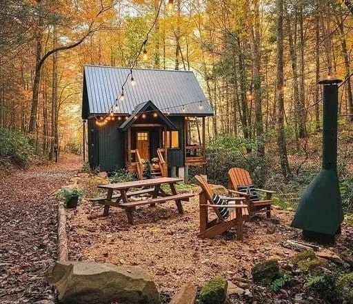 Gorgeous Creekside Cabin on a Cherry Log, Georgia