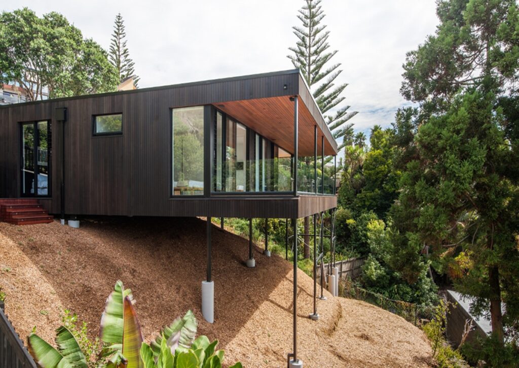 Family Beach House Designed with Modern Lines