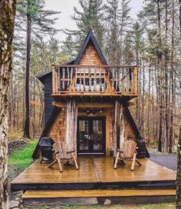 10 Amazing Natural Living A-frame House Designs