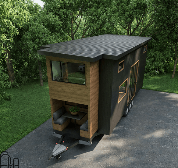 Small House With 2 Floors And Mobile YIN-YANG