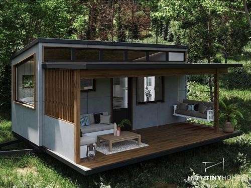 Wheeled Container Tiny House Gorgeous AIRBEE