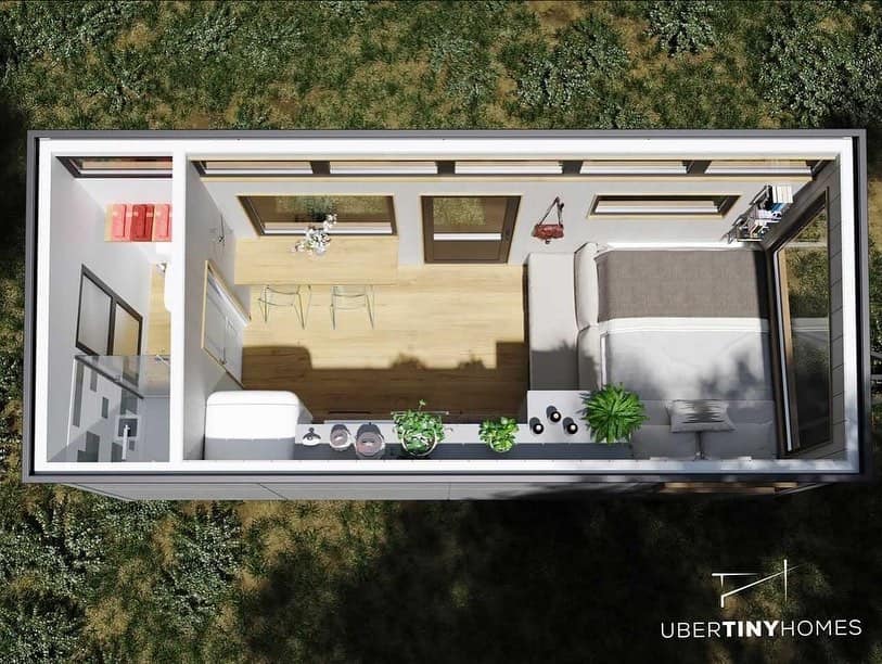 Wheeled Container Tiny House Gorgeous AIRBEE