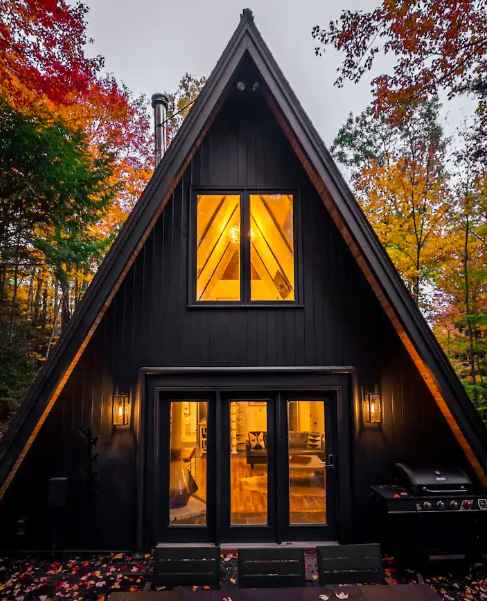 Wonderful Okemo A-Frame House with Sauna and Spa