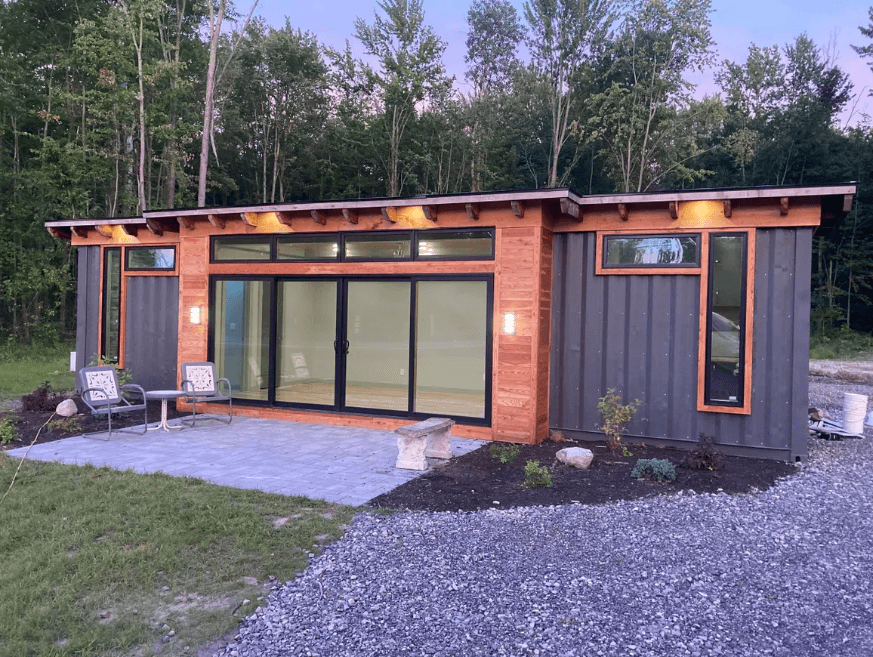 The Story of Scrap Shipping Container Transformed into a Trendy Modern Home