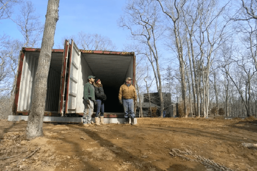 Awesome 2 Story Shipping Container Conversion Project