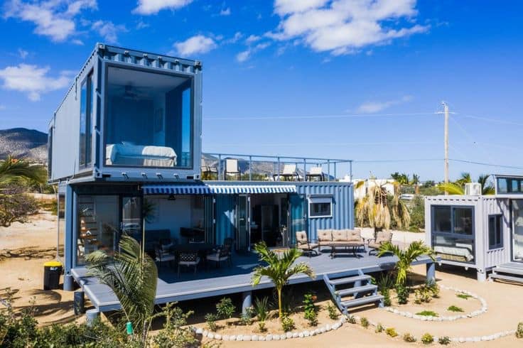 2 Storey Container House in Thailand Looks Impressive