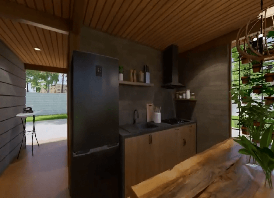 Impressive 2 Bedroom Tiny House Design