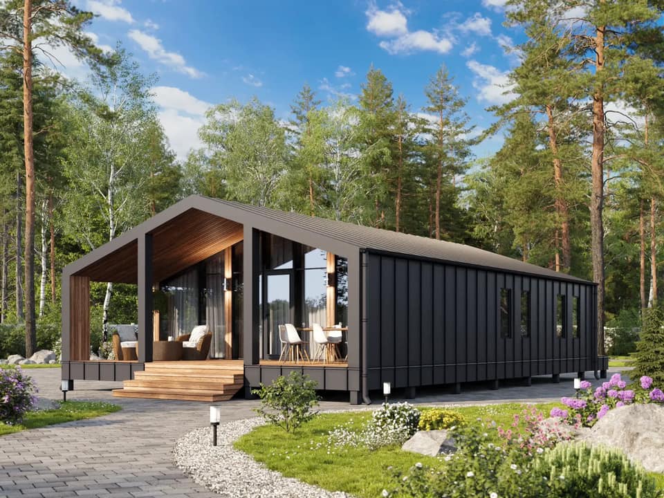 Modern and Affordable Shipping Container House Plan