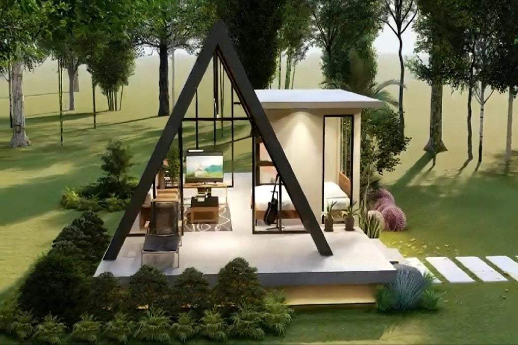 A-Frame House Life, Modern Impressive Design