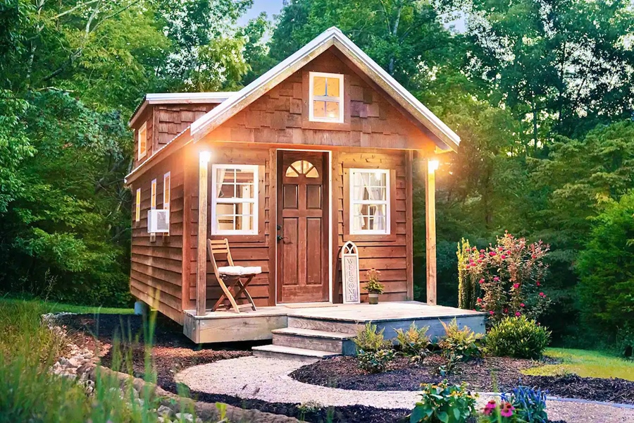 Wooden Tiny House, 32 m2 Holiday House