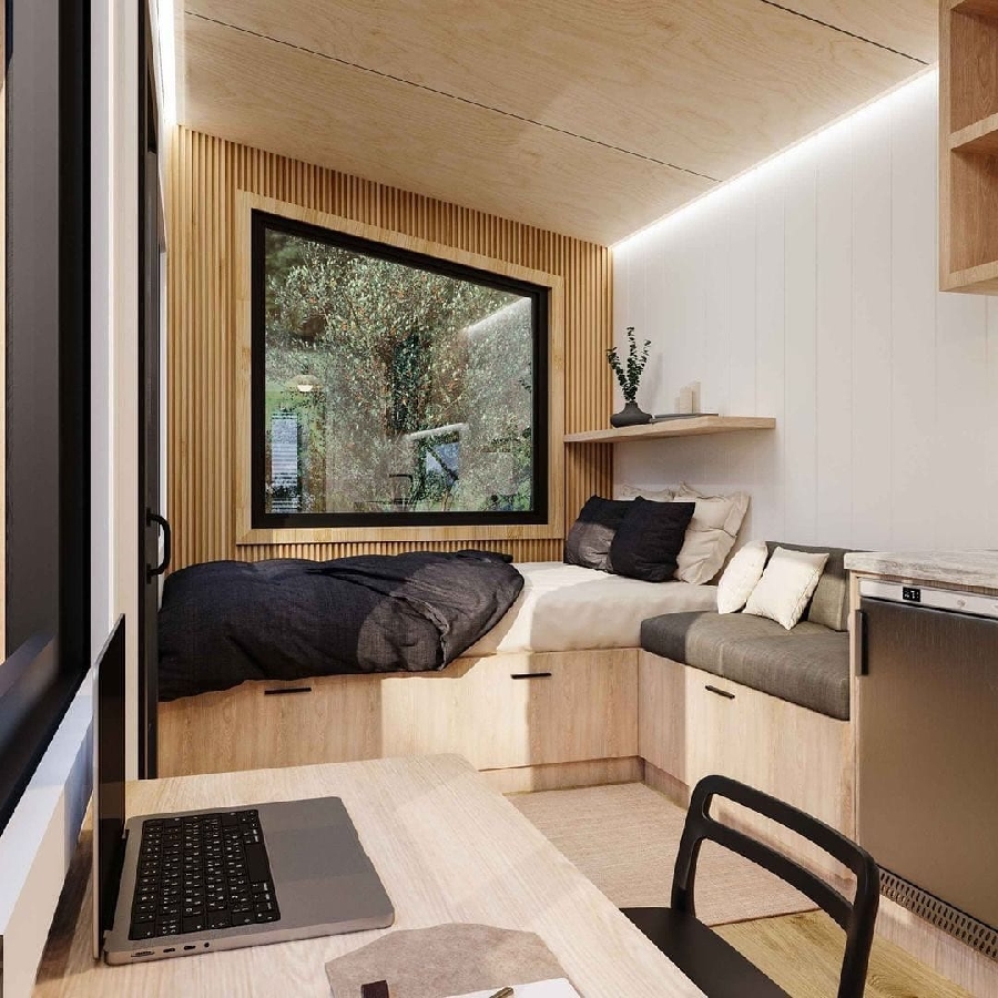 16m2 Compact Practical Tiny Living Spaces