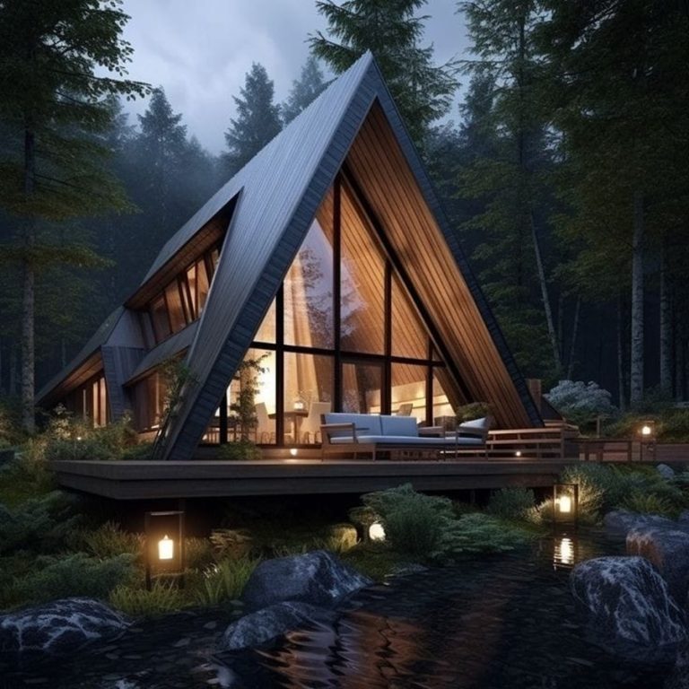 Prefab A-Frame Cabin Systems