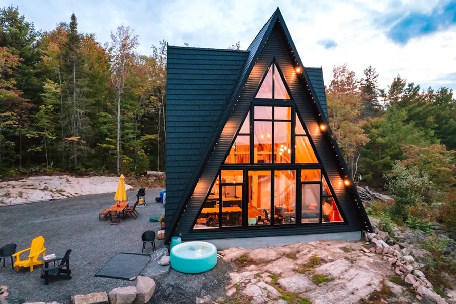 Prefab A-Frame Cabin Systems