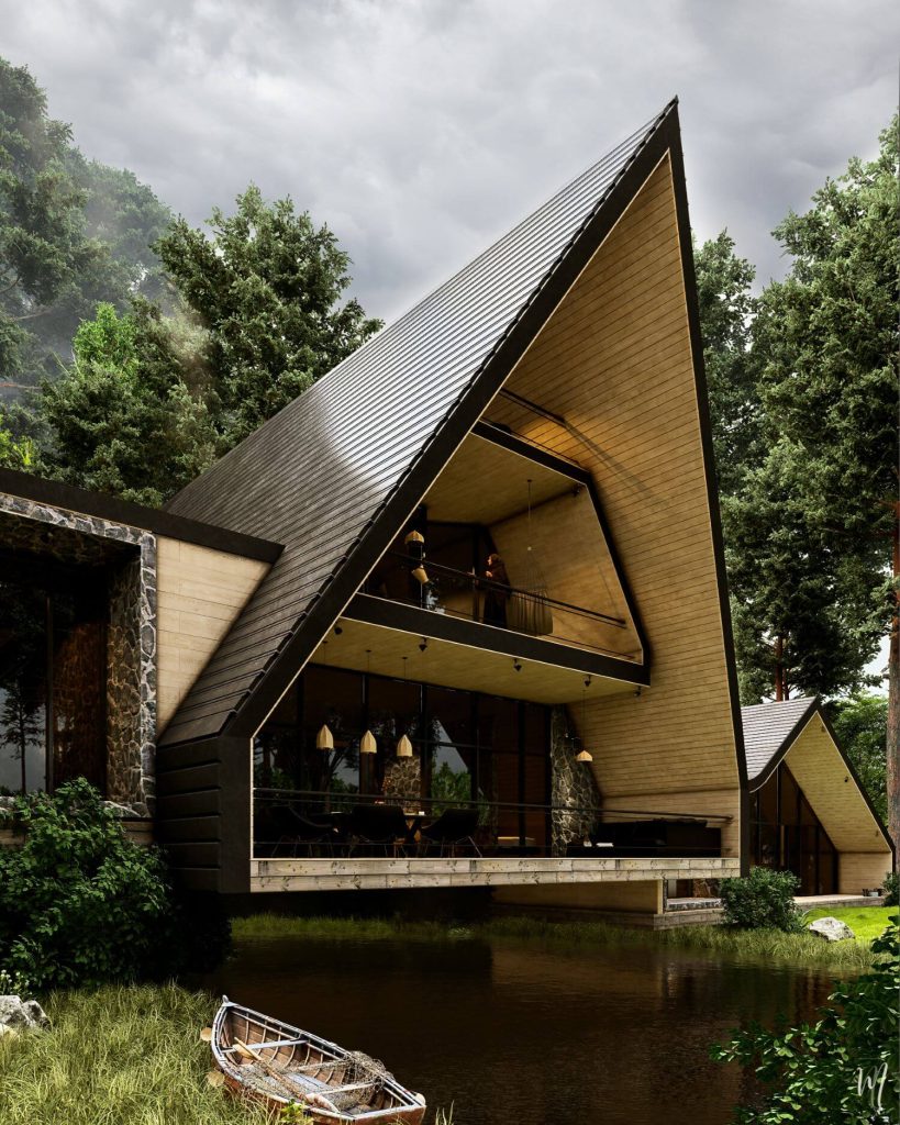 Best 10 Creative A-Frame House Designs