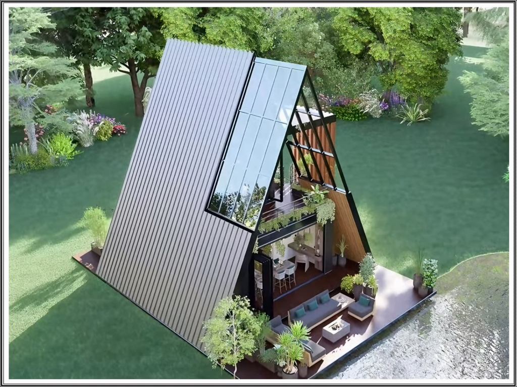 Exciting 3D Container Frame House Project