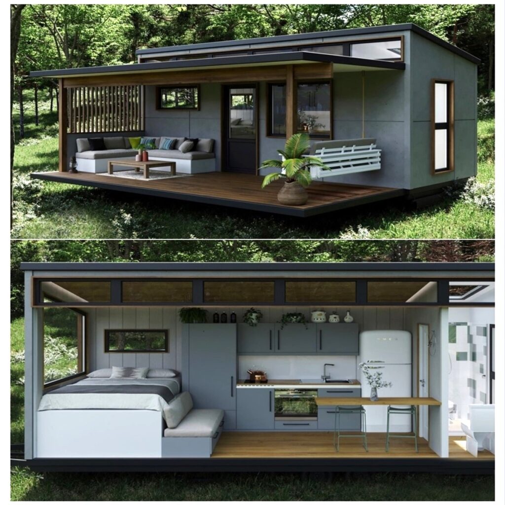 Wheeled Container Tiny House Gorgeous AIRBEE