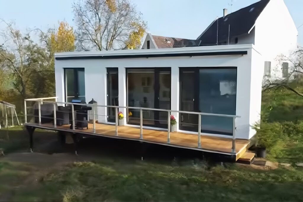 3x7 Chic Container House Construction Stages