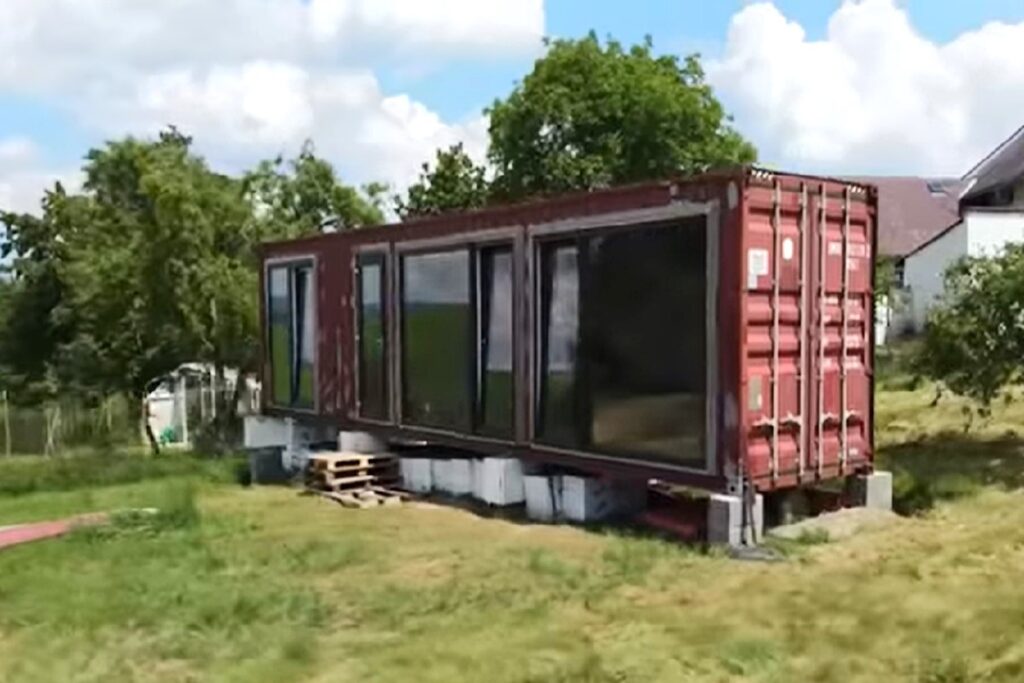 3x7 Chic Container House Construction Stages