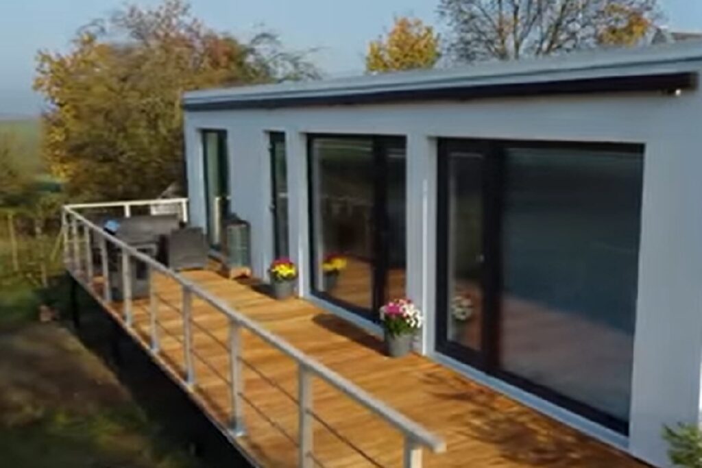 3x7 Chic Container House Construction Stages