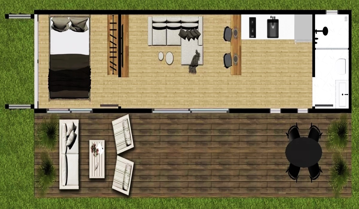 40 HC Certified Quality Container House Model: Practical and Functional ...