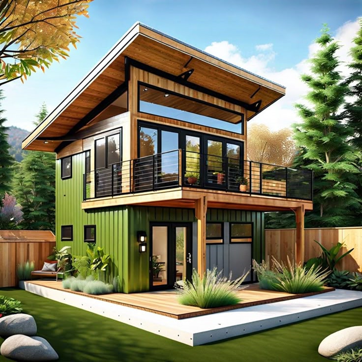 O2 Breathing Ecological House Form - Trend House Designs