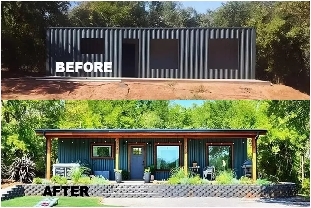 Container House Before After Projects