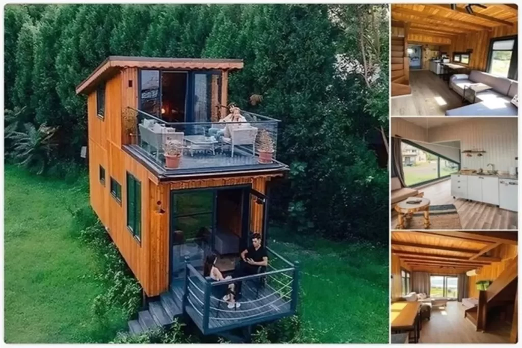Wonderful Panorama Bungalow Tiny House: 2 Floor Dream Design