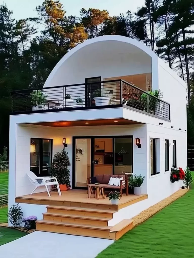 50 m² Modern Village House Designs: Big Living in a Small Space