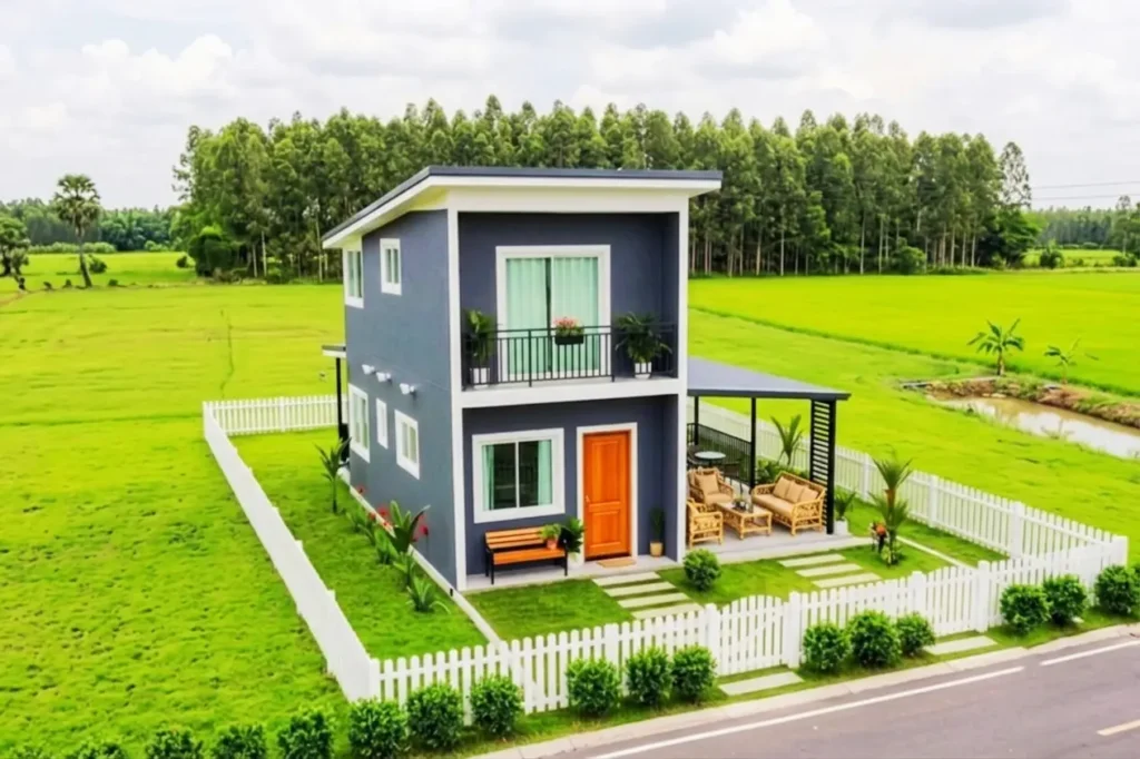 5x4 Metre Two-Storey 40 m² House: The Secret of Great Comfort in a Small Space